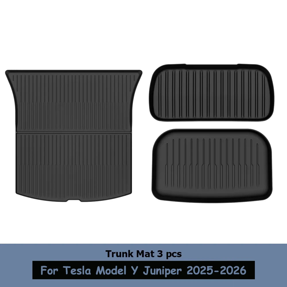 Tesla Model Y Juniper / Standard Fußmatten 2025-2026 - TPE Gummimatten Set