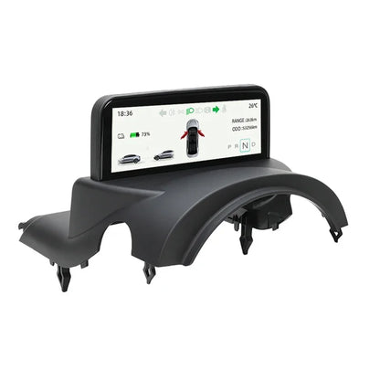 HUB für Tesla Model 3 Y 4,6'' Armaturenbrett Lenkrad Instrument HD LCD Display Tachometer Head-up Display Fahrzeugmodifikation