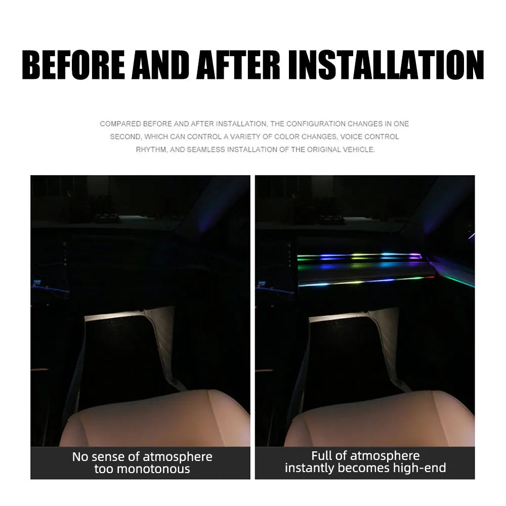 Auto-Schiebedach-Ambiente LED-Dachfenster Symphony RGB-Innendekoration