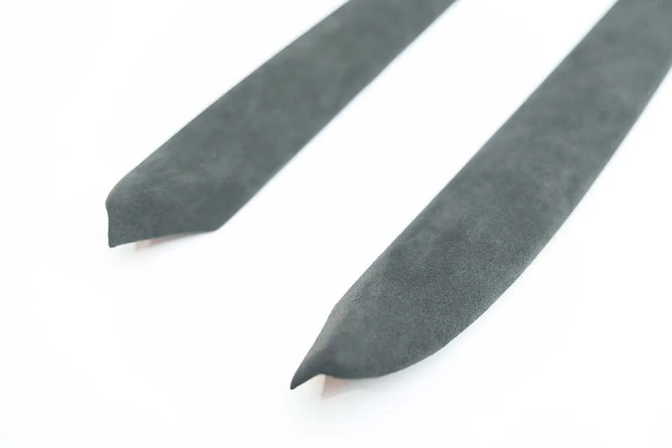 Echte schwarze Alcantara-Verkleidungen für Tesla Model 3/Y Dekor