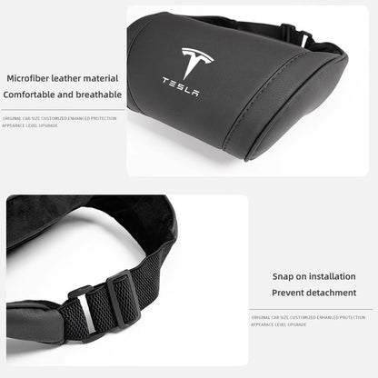 Leder Kopfstütze Nackenkissen für Tesla Modell 3 Y S X Cybertruck, Highland