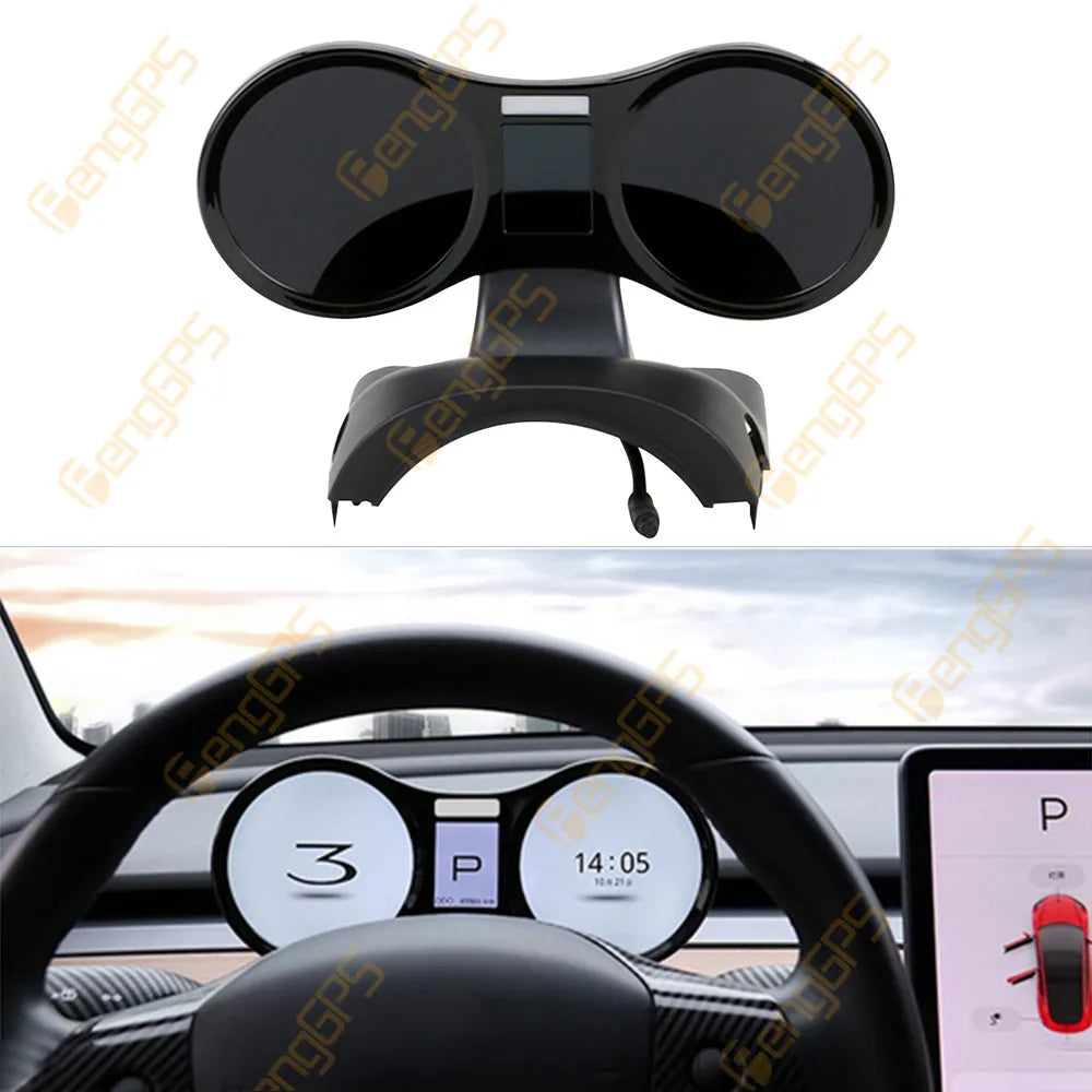 Digital Tesla Model 3 Y ab 2016 Tachometer, Geschwindigkeitsanzeiger