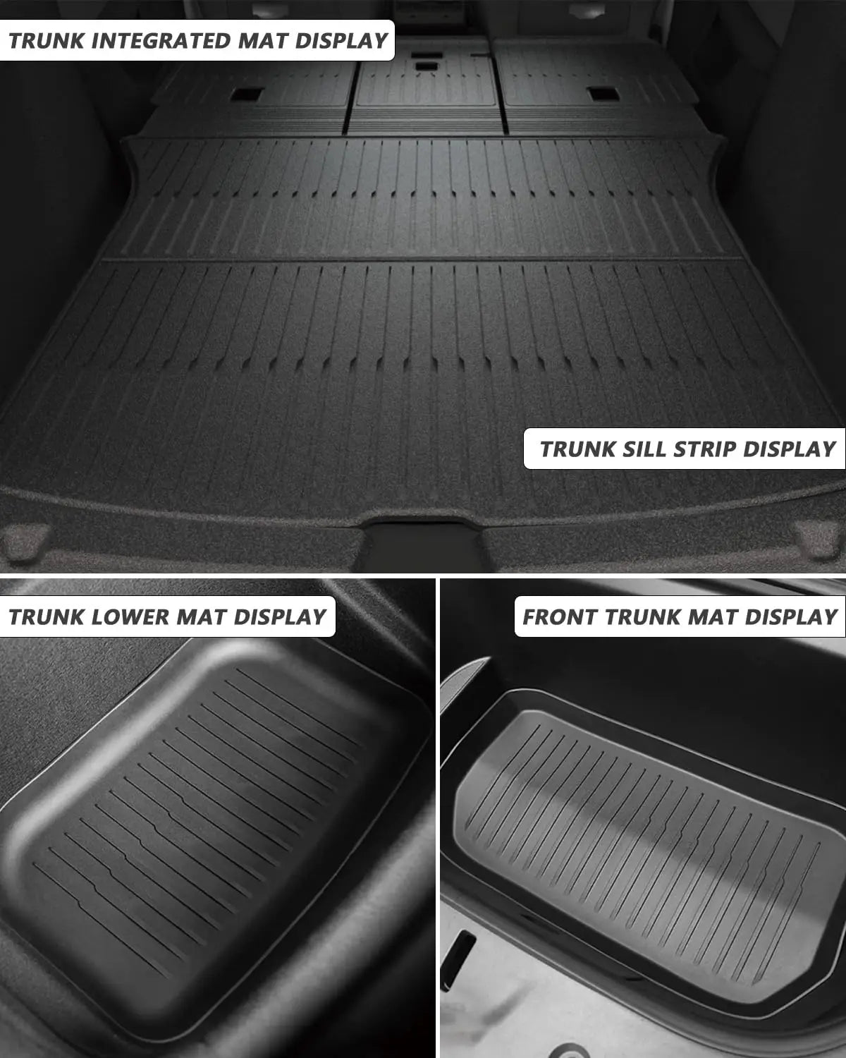 Tesla Model Y Juniper / Standard Fußmatten 2025-2026 - TPE Gummimatten Set