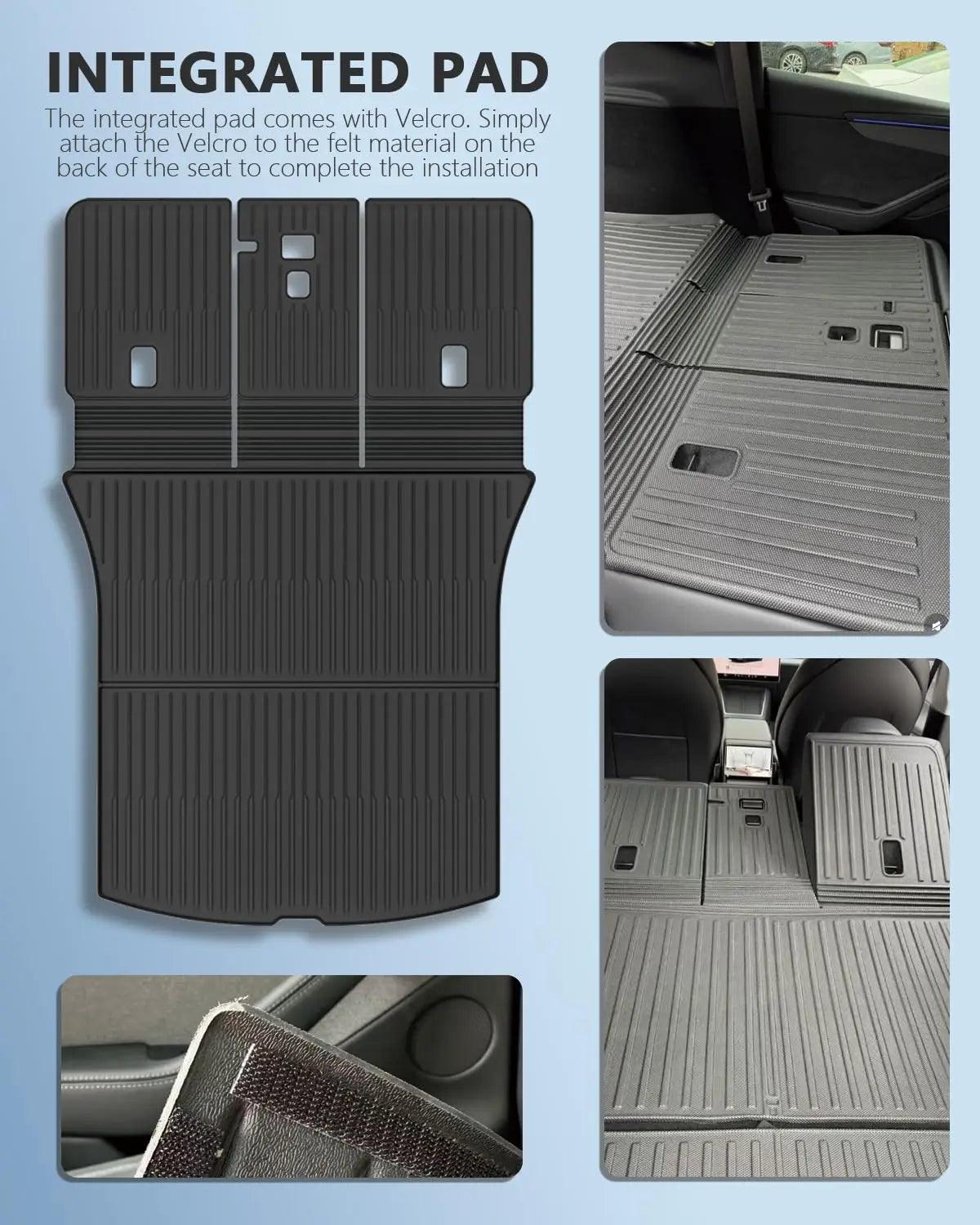Tesla Model Y Juniper / Standard Fußmatten 2025-2026 - TPE Gummimatten Set