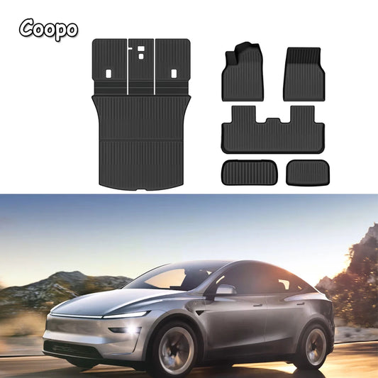 Tesla Model Y Juniper / Standard Fußmatten 2025-2026 - TPE Gummimatten Set